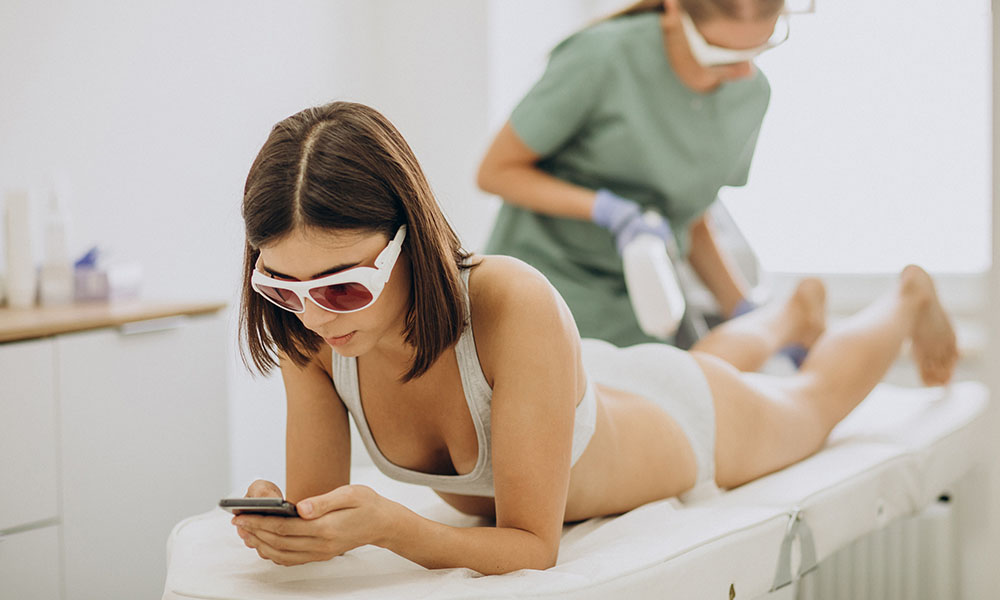 Preparing for laser hair removal
